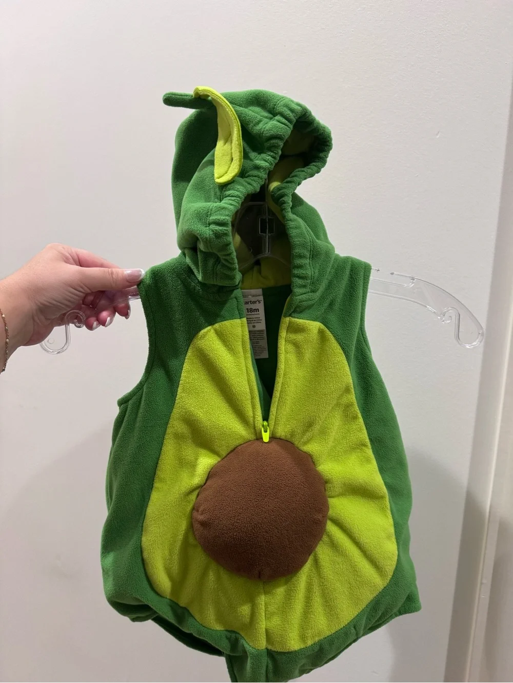 Carter's Green Avocado baby costume